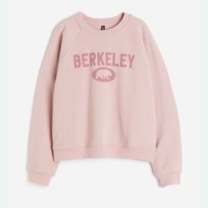 H&M Pink Berkeley Graphic Sweatshirt